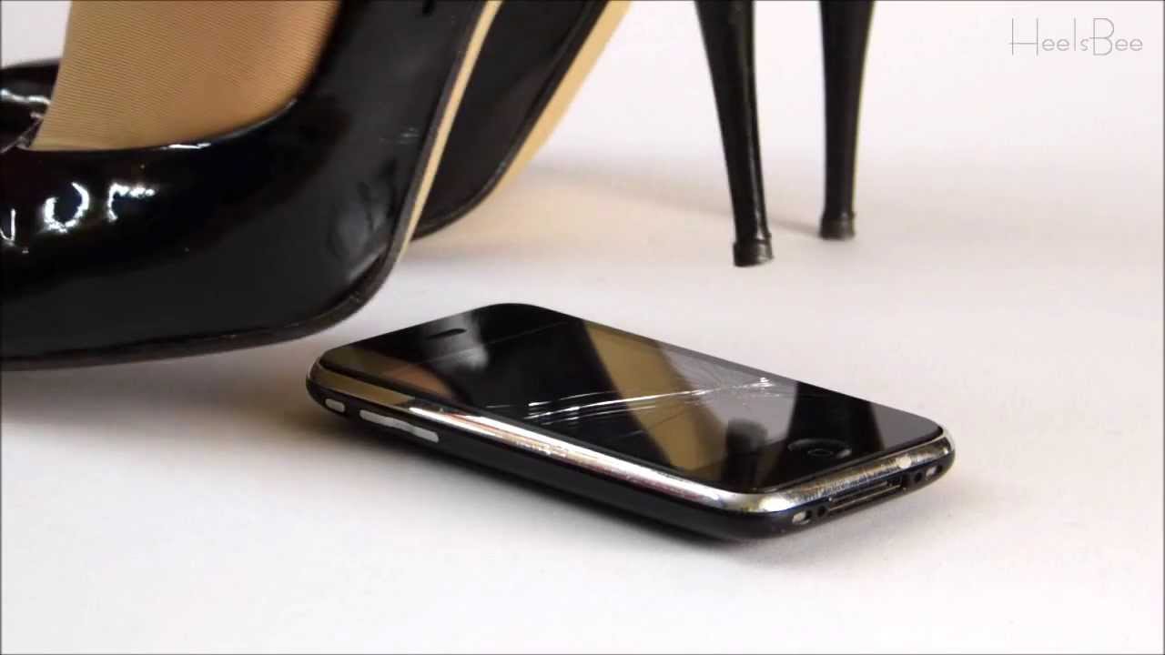 Crushing an iPhone with High Stiletto Heels