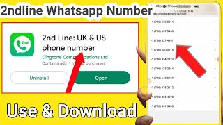 2nd line second phone number | 2nd phone number for whatsapp | 2ndline app use| screenshot 5