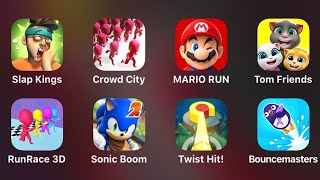 Slap Kings, Crowd City, Mario Run, Tom Friends, Run Race 3D, Sonic Boom, Twist Hit, Bouncemasters screenshot 2