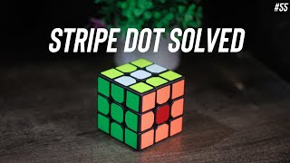 Stripe Dot Solved Pattern - Rubik’s Cube 3x3 Pattern
