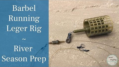 Barbel Running Leger Rig - Simple, Adjustable & Versatile - River Season Prep. (Video 241)