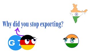 India bans the export of wheat | countryballs