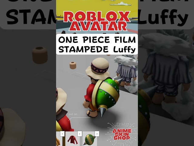 【FILM Luffys/ONE PIECE】This game is Roblox's "Anime skin shop" #Shorts