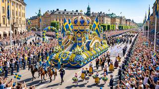 National Day of Sweden Parade 2026 🇸🇪👑 | Royal Celebration, Military Parade & Scandinavian Pride ✨