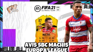 FIFA 21 SBC DE MACHIS (RTTF EUROPA LEAGUE) (AVIS)