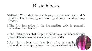 22CS6251R CD Basic blocks and Flow Graphs