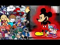 FNF Happy (Mickey Mouse) But Different Characters Sing It 🎵 (Everyone Sings Happy) (NEW CHARACTERS)