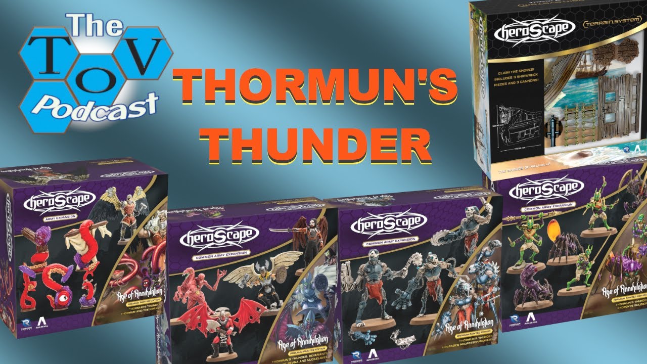Renegade Heroscape Wave 6 - PART 3! Thormun's Thunder! Let's take a look! ToV Live!