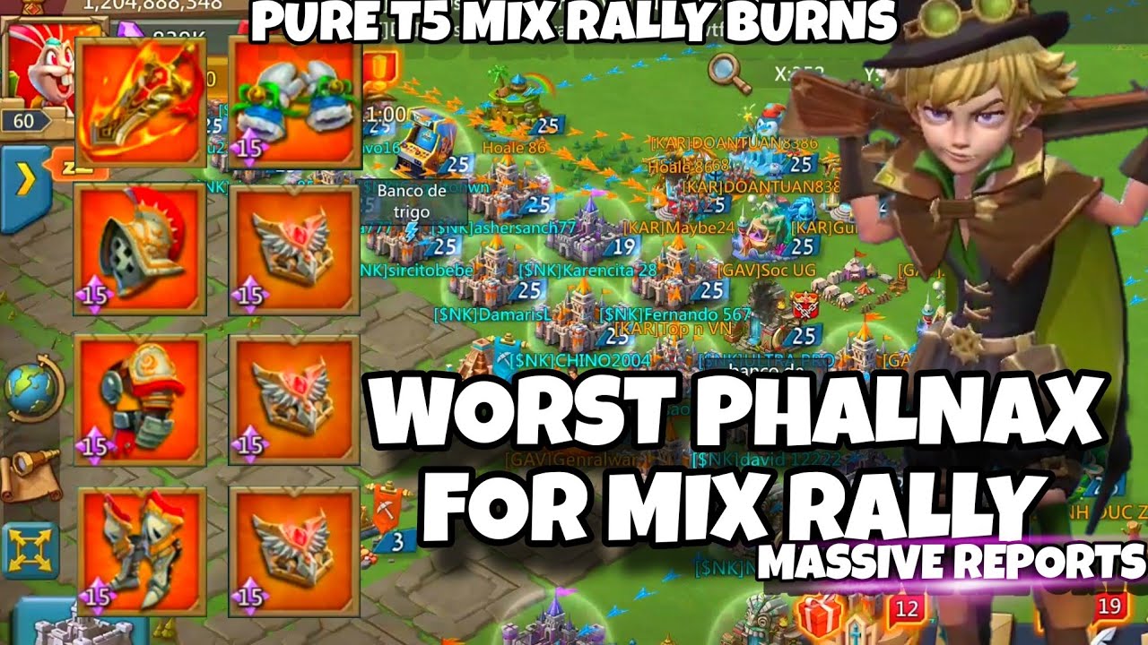 WORST PHALNAX FOR MIX RALLIES | MASSIVE LOSSES| 