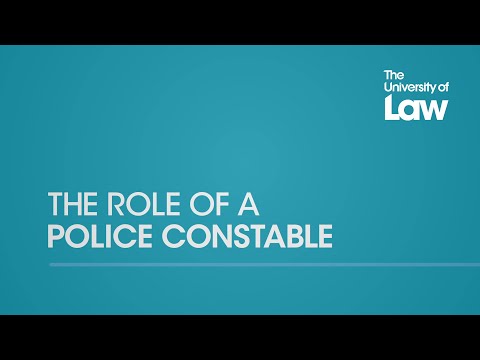 The Role of a Police Constable