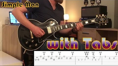 Lynyrd Skynyrd - Simple Man Guitar Solo (with Tabs)