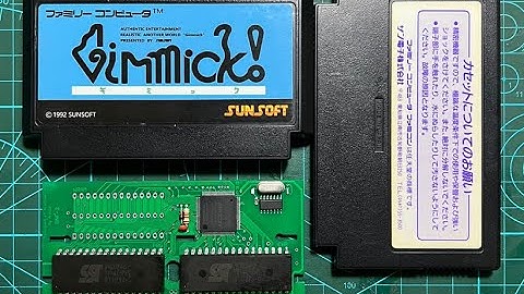 Famicom Gimmick cartridge Sunsoft-5B Audio on PVM