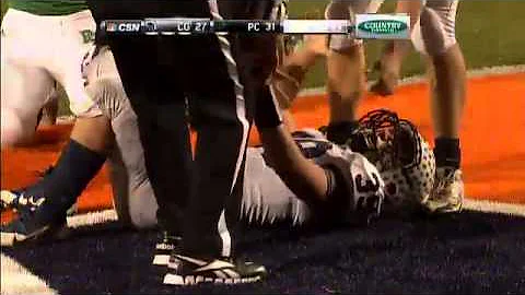 Cary Grove #39 Tyler Pennington 2yd TD Rush