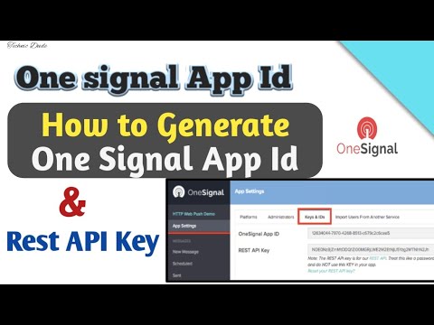 How to Generate One Signal App Id