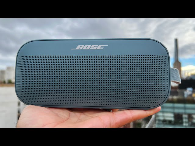 Bose SoundLink Flex Portable Bluetooth Speaker with Waterproof/Dustproof  Design Stone Blue 865983-0200 - Best Buy