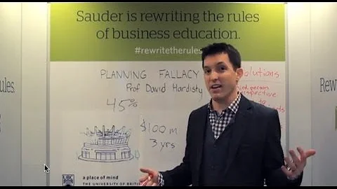 Planning Fallacy 101 with Professor Hardisty | Sauder Elevates Business Education