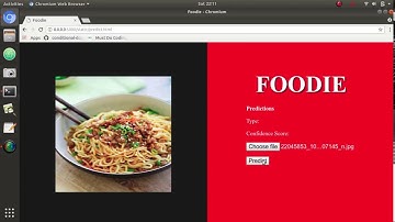 Foodie : A webapp for food photographs classification.