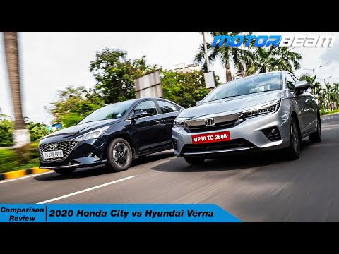 Honda City vs Hyundai Verna Comparison Review - Kaunsi Kharide? | MotorBeam हिंदी