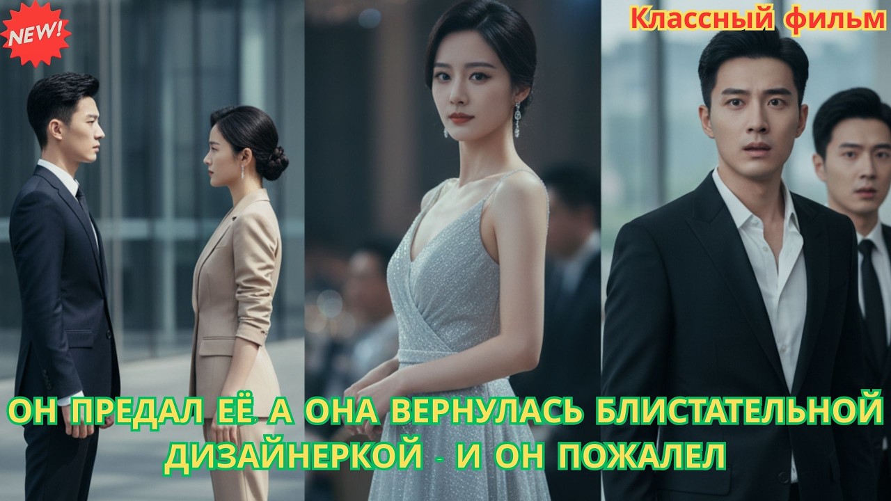Он предал её, а она вернулась блистательной дизайнеркой — и он пожалел #романтика #дорама #драма