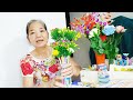 Hướng dẫn cách cắm lọ hoa sữa cực xinh