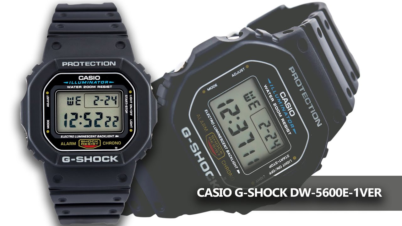 Casio G-Shock Black - DW-5600E-1VER