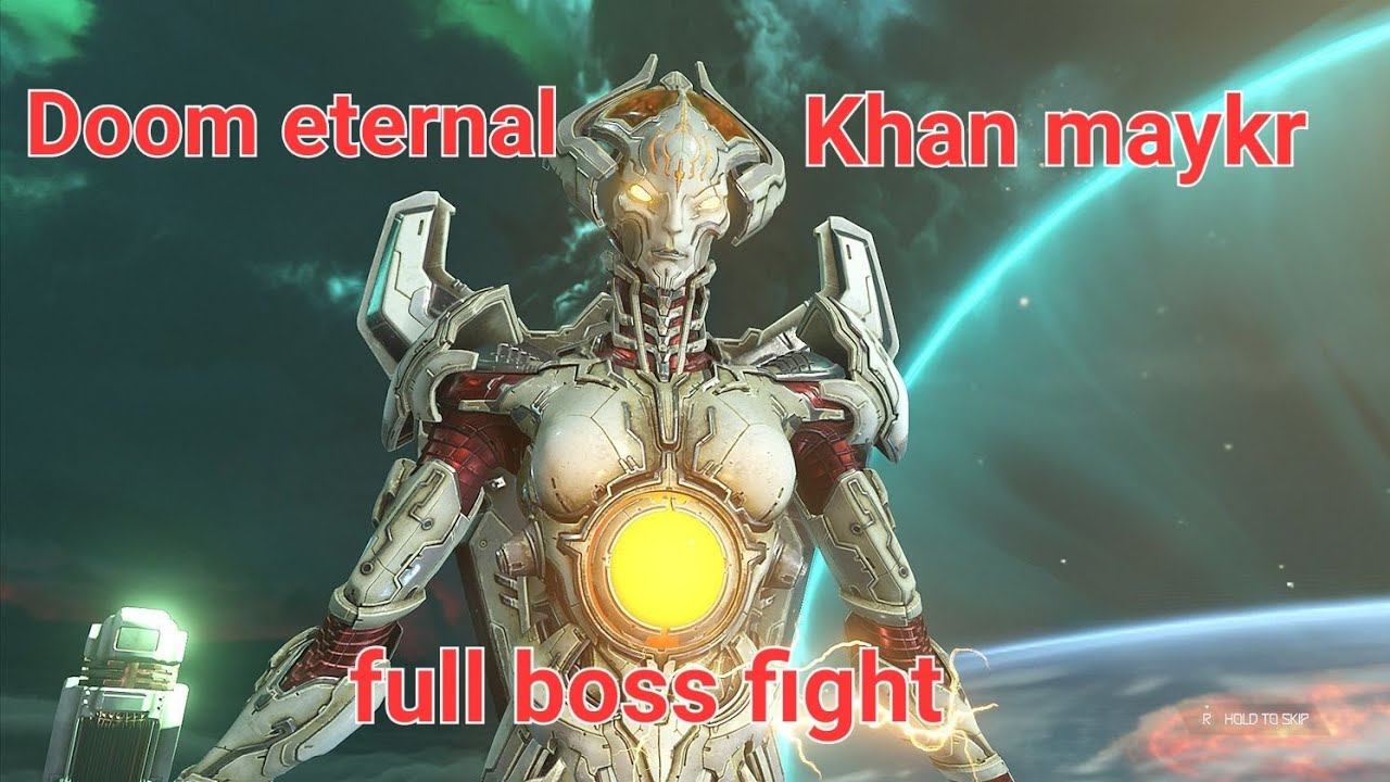 Doom eternal Khan maykr full boss fight 