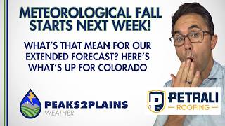 Some warmer days...a couple cold fronts...and days where storms are more likely. Must be Colorado.