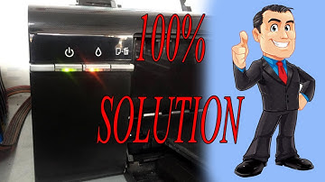 epson t60 red light error