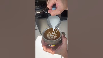 Tulip Swan Latte Art Tutorial 🔥 Subscribe for Daily #latteart videos