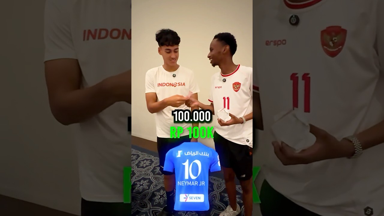 I'll Pay Your Favorite Player's Jersey Number in Euros! 🇮🇩