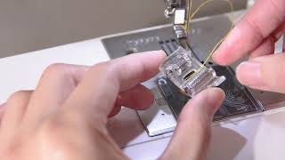 NECCHI Roller Foot / Sewing Machine Presser Foot Tutorial