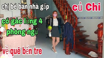 ms26,Bán căn nhà củ chi, có gác lửng, 4 phòng ngủ, tặng toàn bộ đồ nội thất trong nhà, bán 1,55 tỷ