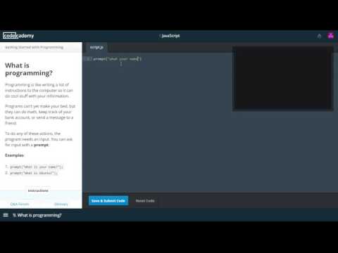 codecademy-Getting Started with Programming 1-6~1-10