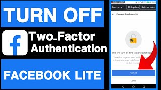 How to turn off two factor authentication on facebook lite||Facebook lite two factor authentication screenshot 3