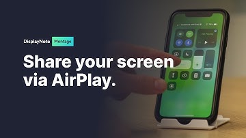Sharing your screen with Airplay - DisplayNote Montage