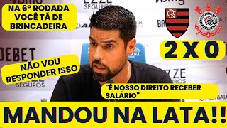 MANDOU NA LATA! COLETIVA ANTÓNIO OLIVEIRA APÓS FLAMENGO 2X0 CORINTHIANS