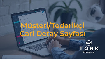 Müşteri/Tedarikçi Cari Detay Sayfası Yenilendi!