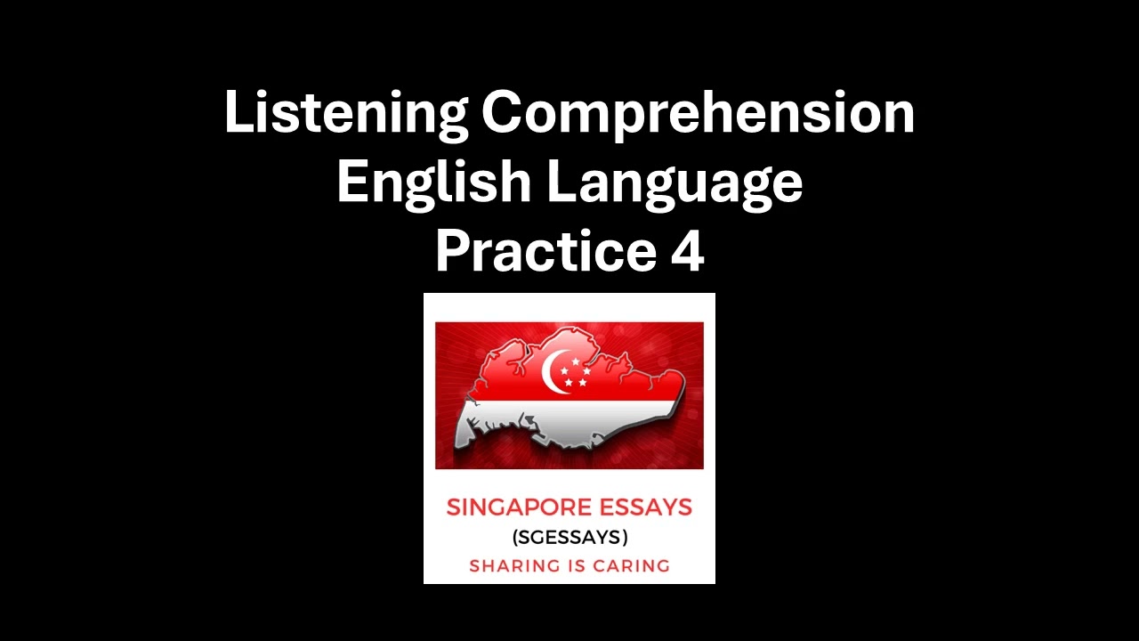 English Listening Comprehension Practice 4