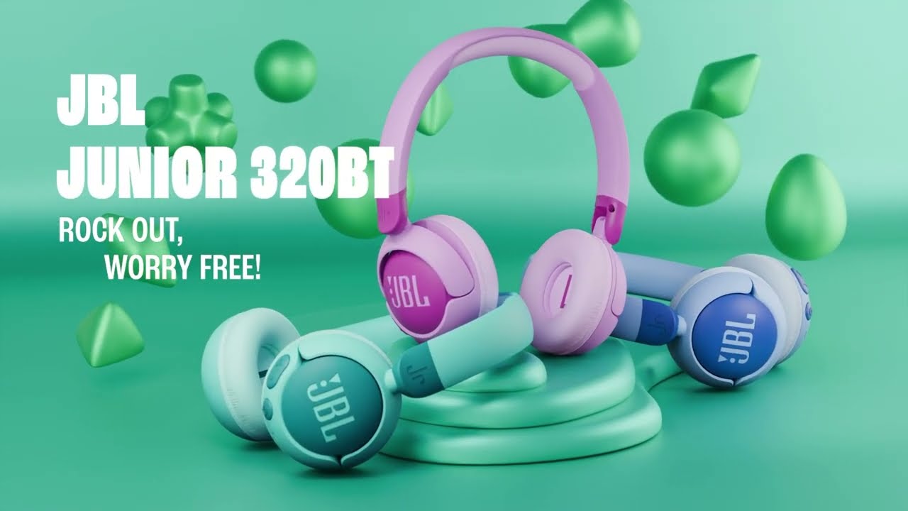 JBL Junior 320bt Kids Wireless on-Ear Headphones.