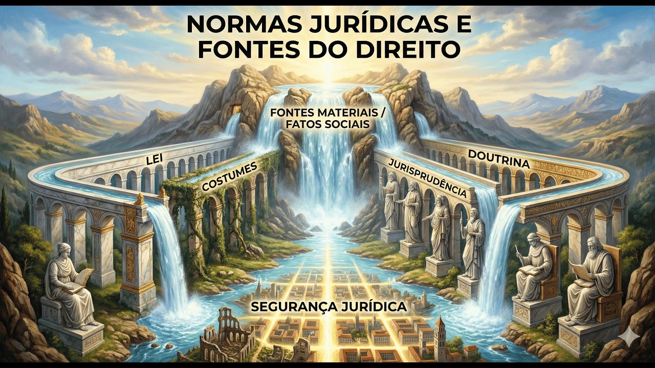 NORMAS JURÍDICAS E FONTES DO DIREITO: Estrutura, Hierarquia e Aplicação