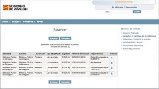 Cómo reservar materiales en nuestro catálogo