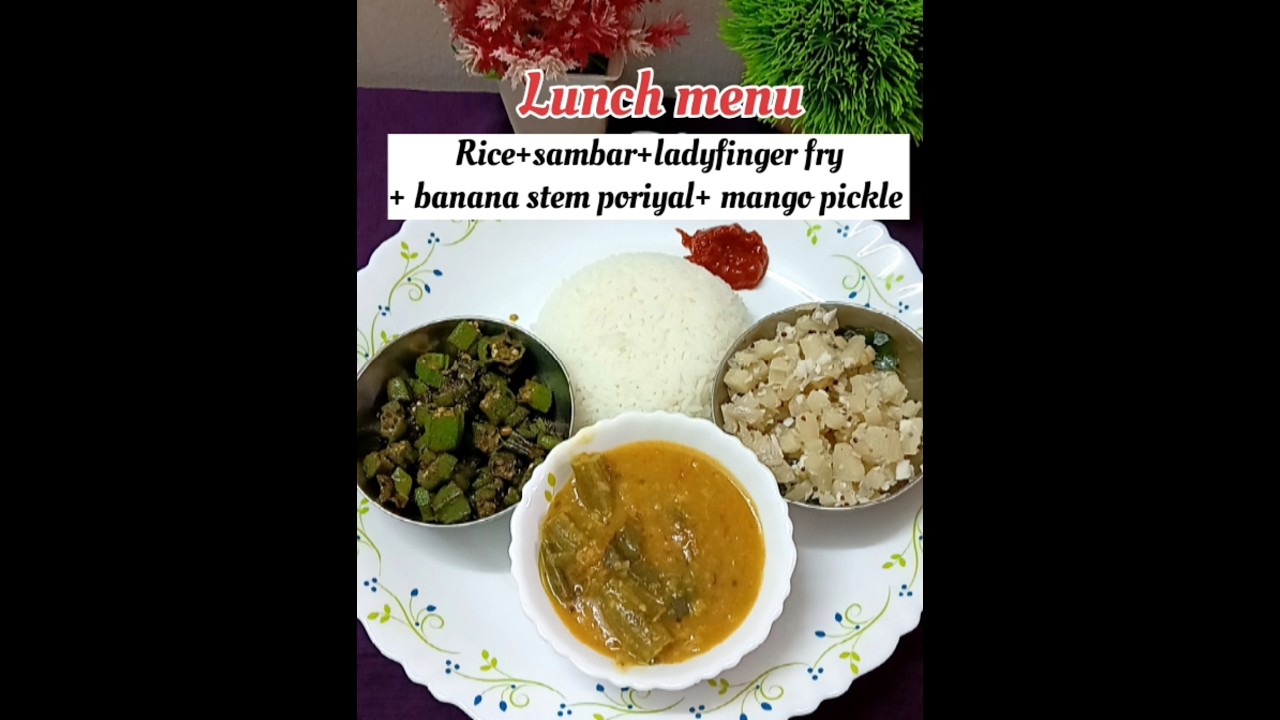 Lunch menu 