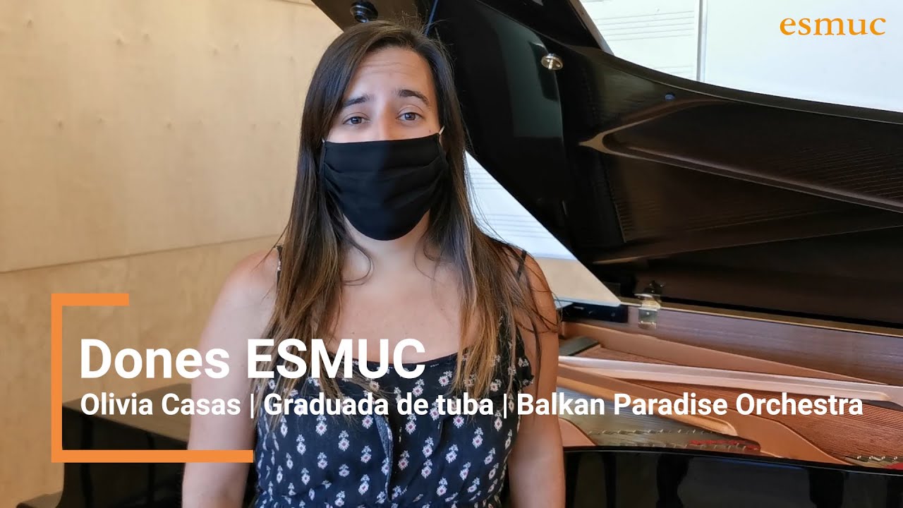 Olivia Casas | Dones ESMUC | Graduada de tuba | ESMUC