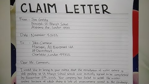 Stapsgewijze handleiding voor het schrijven van een claimbrief | Schrijfpraktijken