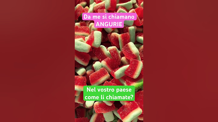 Caramelle a forma di ANGURIA #food