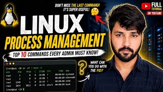 Top 10 Linux Process Management Commands Every Linux Admin Must Know | RHEL 10 Tutorial