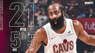 James Harden eclipses 29K career points in Cavaliers' win over 76ers 👏 | NBA on ESPN