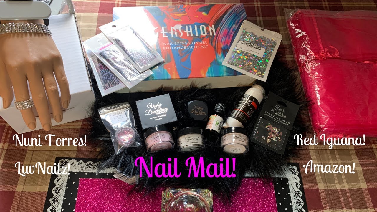 💕Mini Nail Haul!| Nuni Torres swatches! LuvNailz Amazon Red Iguana! 🙌💕