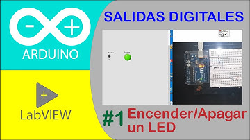Encender y Apagar LED desde LabVIEW.