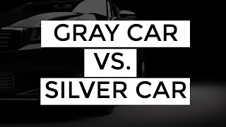 Silver vs. Gray Cars Differences